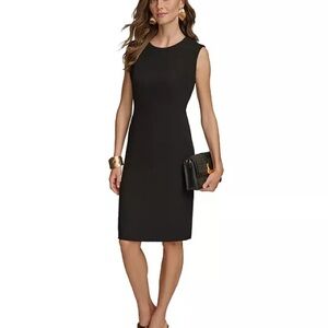 Elegant Black Sleeveless Dress